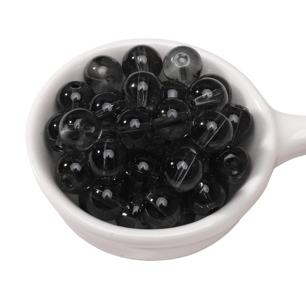 20-50Pcs High Transparency Glass Beads Loose Spacer Beads for Jewelry Making DIY Bracelet Necklace