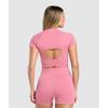 Gymshark Corset Seamless Crop Top Sunset Pink B3c4w Kcll
