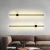 Modern Indoors LED Wall Lamp Bedroom Living Room Background Corner Sconce Atmosphere Lamp Nordic LED Long Bedside Wall Light