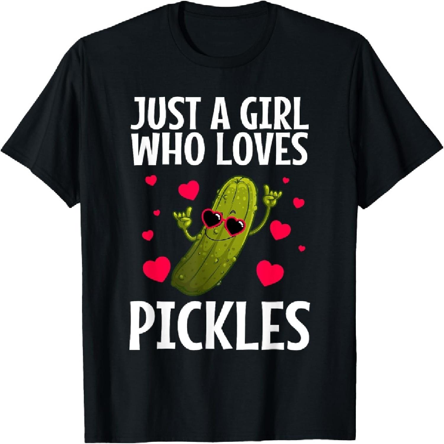 Cool Pickle For Women Girls Pickles Dill Pickle Cucumber T-Shirt XXXXXL разноцветный