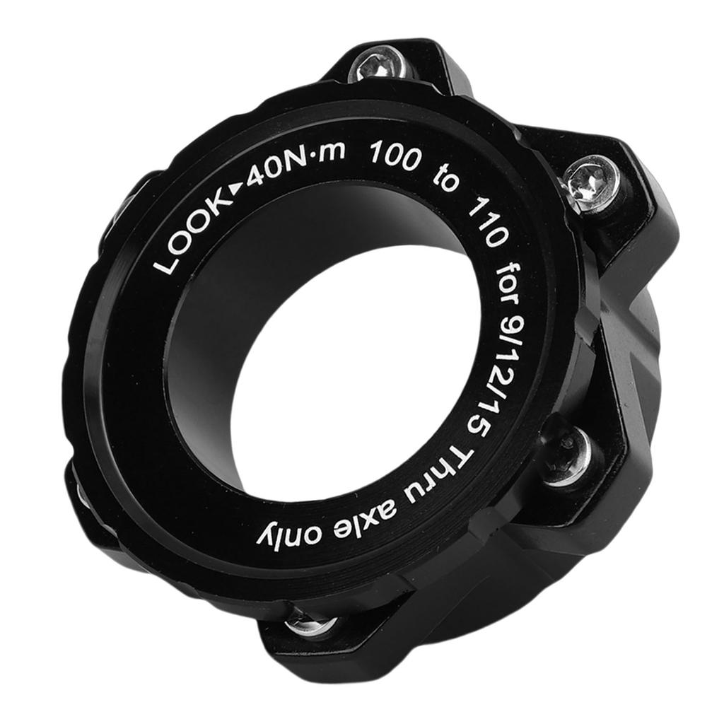 Bike Center Lock Adapter Aluminum Alloy 100mm To 110x15mm 6 Bolt Disc Brake Rotor Adapter Hub Spacer for 15mm Thru Axle