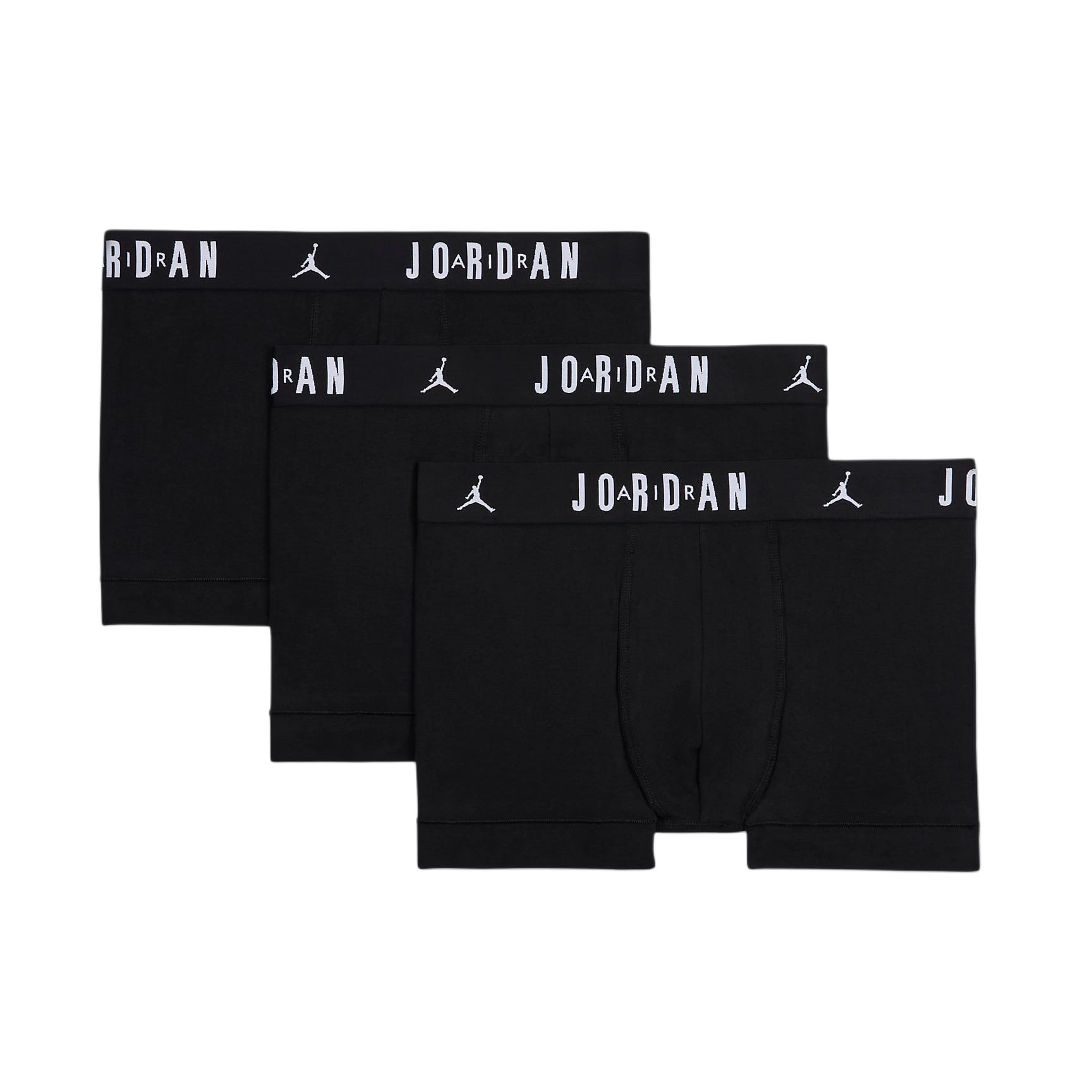 

Jordan Хлопковые боксеры (3-Pack) Дышащие Эластичные Трусы Мужское Нижнее Белье Черные JM0693-023 L