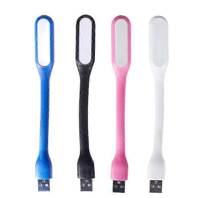 4-pack Flexible LED USB Book Lamp Mini Portable USB LED Light Power Supply Portable Laptop LED Reading Desk Lamp USB Night Light