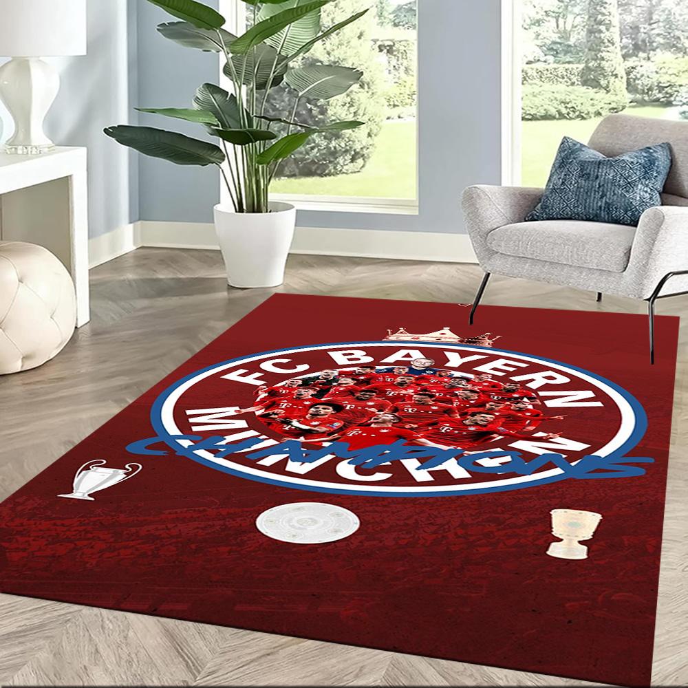 FC Bayern München Fans Quadratische Teppiche sind eine großartige Wahl für Wohnzimmer, Schlafzimmer, Heimdekoration und als Geschenke.