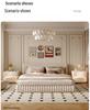 2025 Cream Luxury Bedside Table: Modern, Creative Design for a Stylish Bedroom