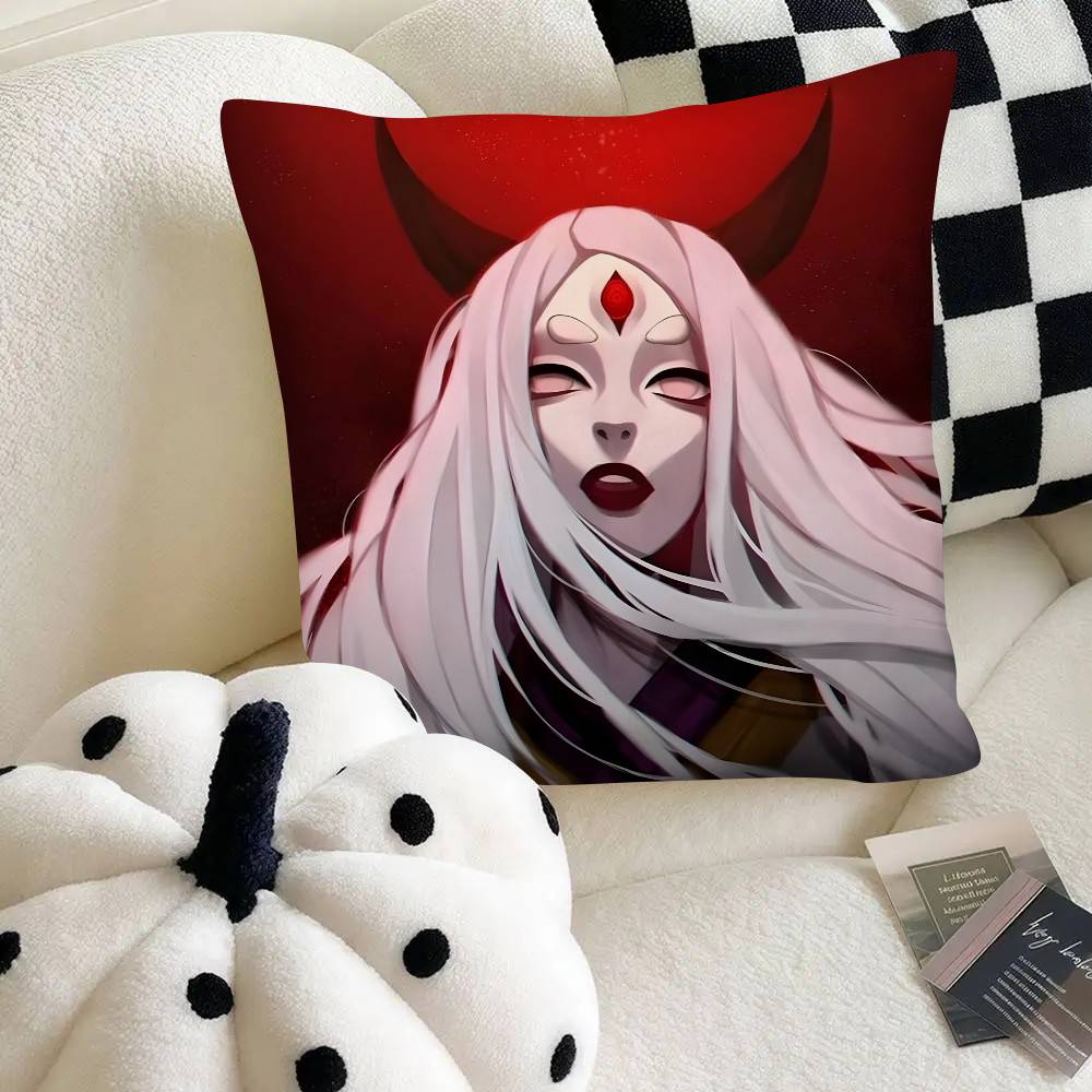Anime Cosmic Princess Kaguya Pillow Case Fashion Square Pillowcase Bedroom Sofa Room Ins Decoration Leisure