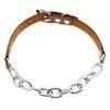 Punk Rock Chain Leather  Choker Women Metal Chocker Buckle Collar Necklace Girls Festival Goth Accessories