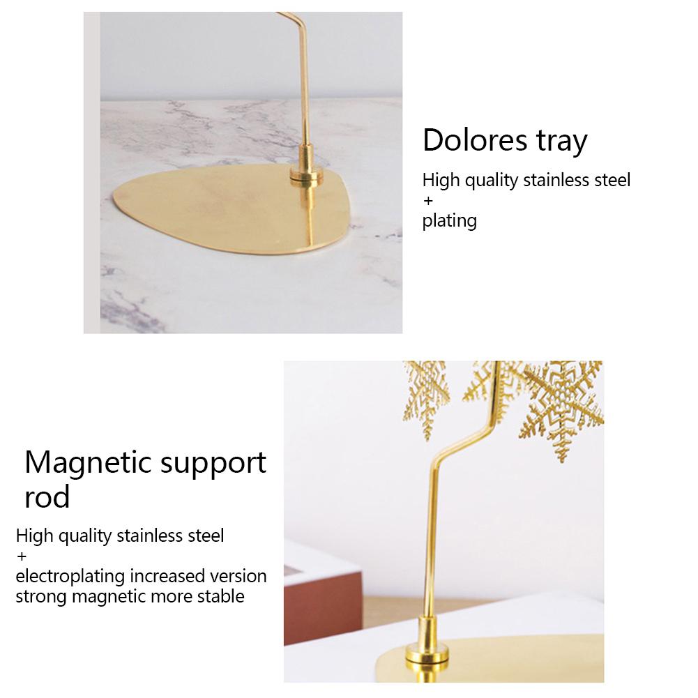 Stainless Steel Candle Holder Wide Application Automatic Rotation Durable