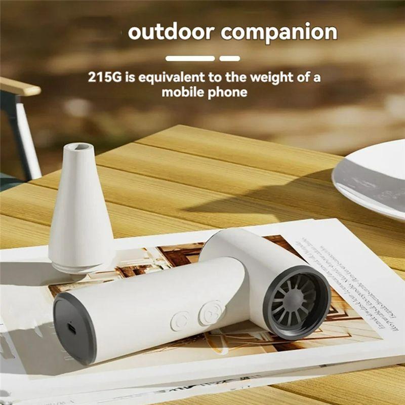 ABJJ New 100000RPM Portable Brushless Motor Violent Fan Handheld High-Speed Fan Outdoor Blower Super Powerful