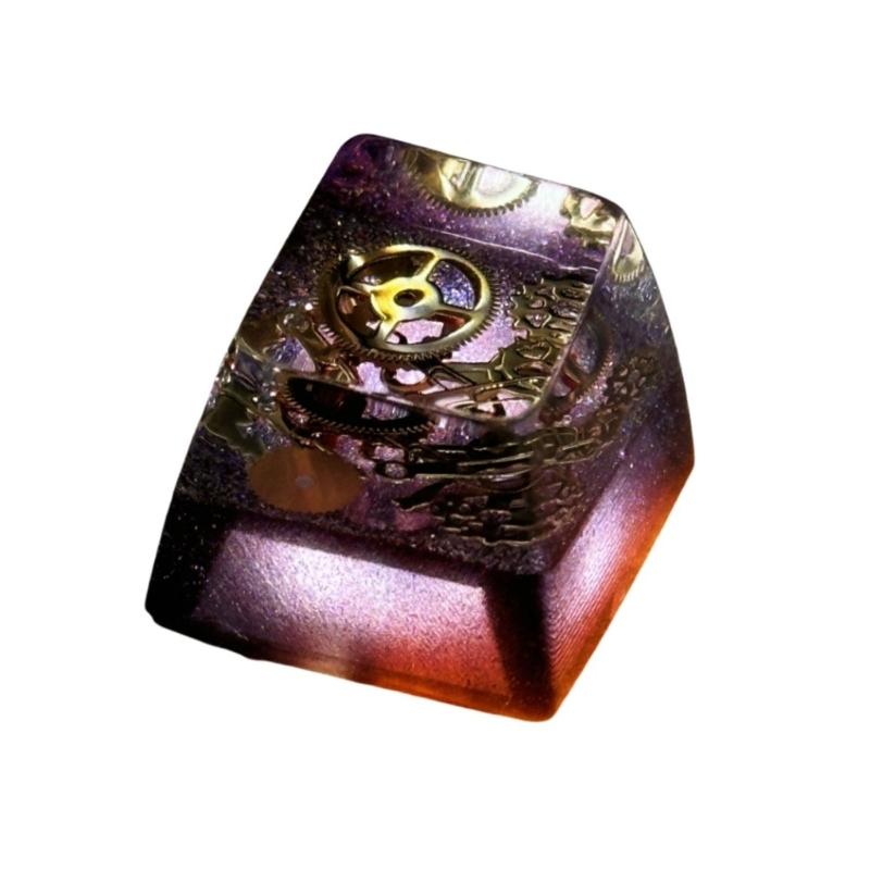 OEM Height Clear Resin Keycap for MX Switches, Durability Resin Keycap, Smooth Texture KeyCaps Durability Build
