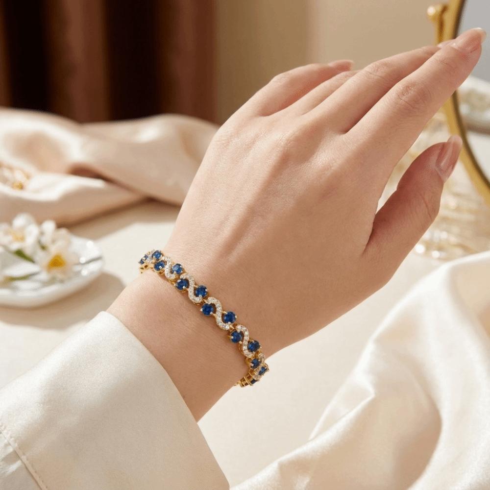 Gold Plated Zircon Cross Hand Chain Zinc Zinc Alloy Fashion Jewelry  Special Occasions