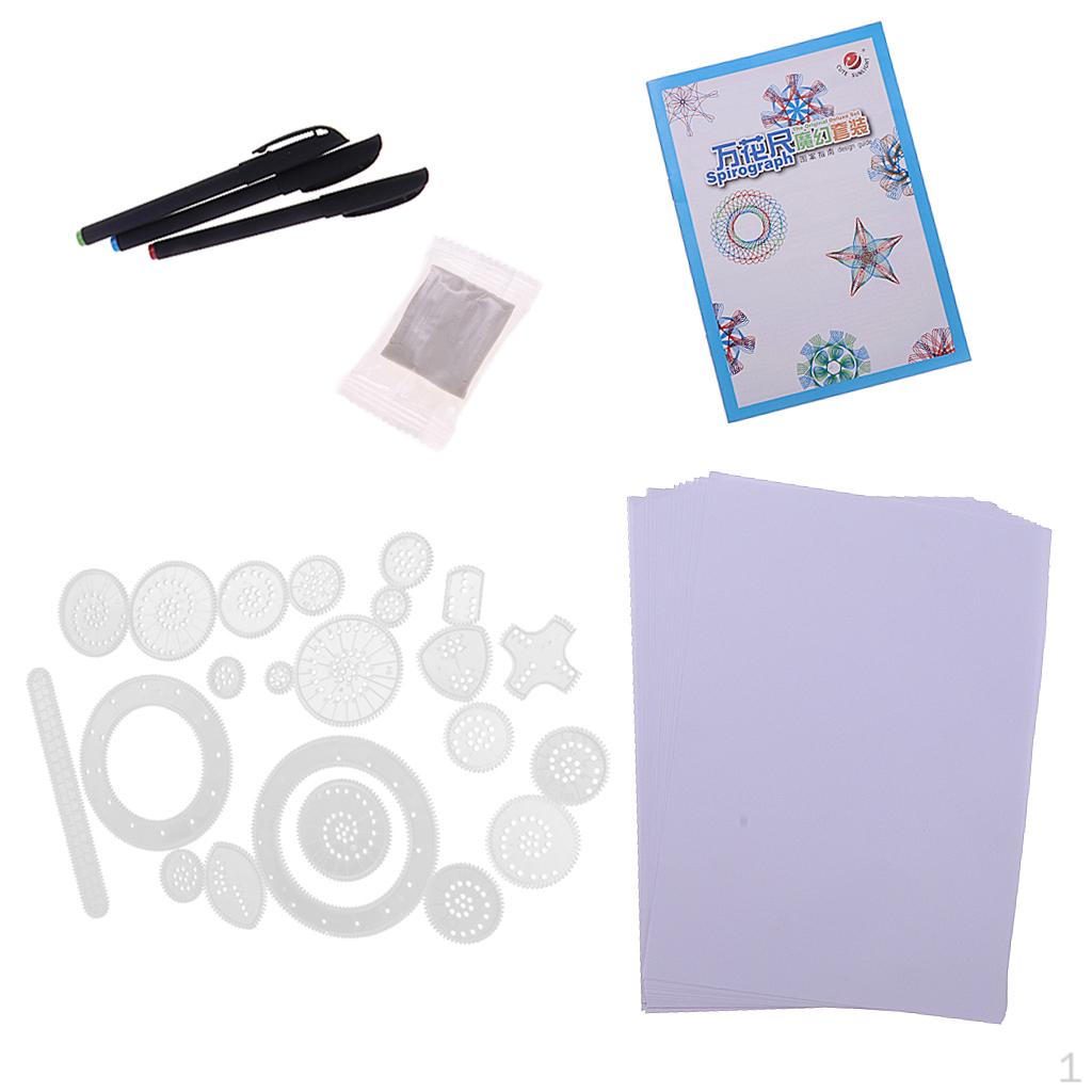 2 Creative , Kids Geometric Ruler Art Drawing Toys, Birthday Gift