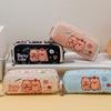 Large Pencil Case Multi Compartments High Capacity Pencils Bag Canvas Pen Pouches Travel Makeup Bag for Office School
