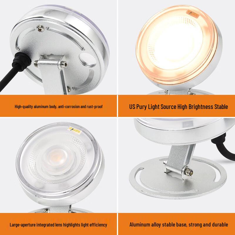 RGB LED Underwater Pool Spotlight
