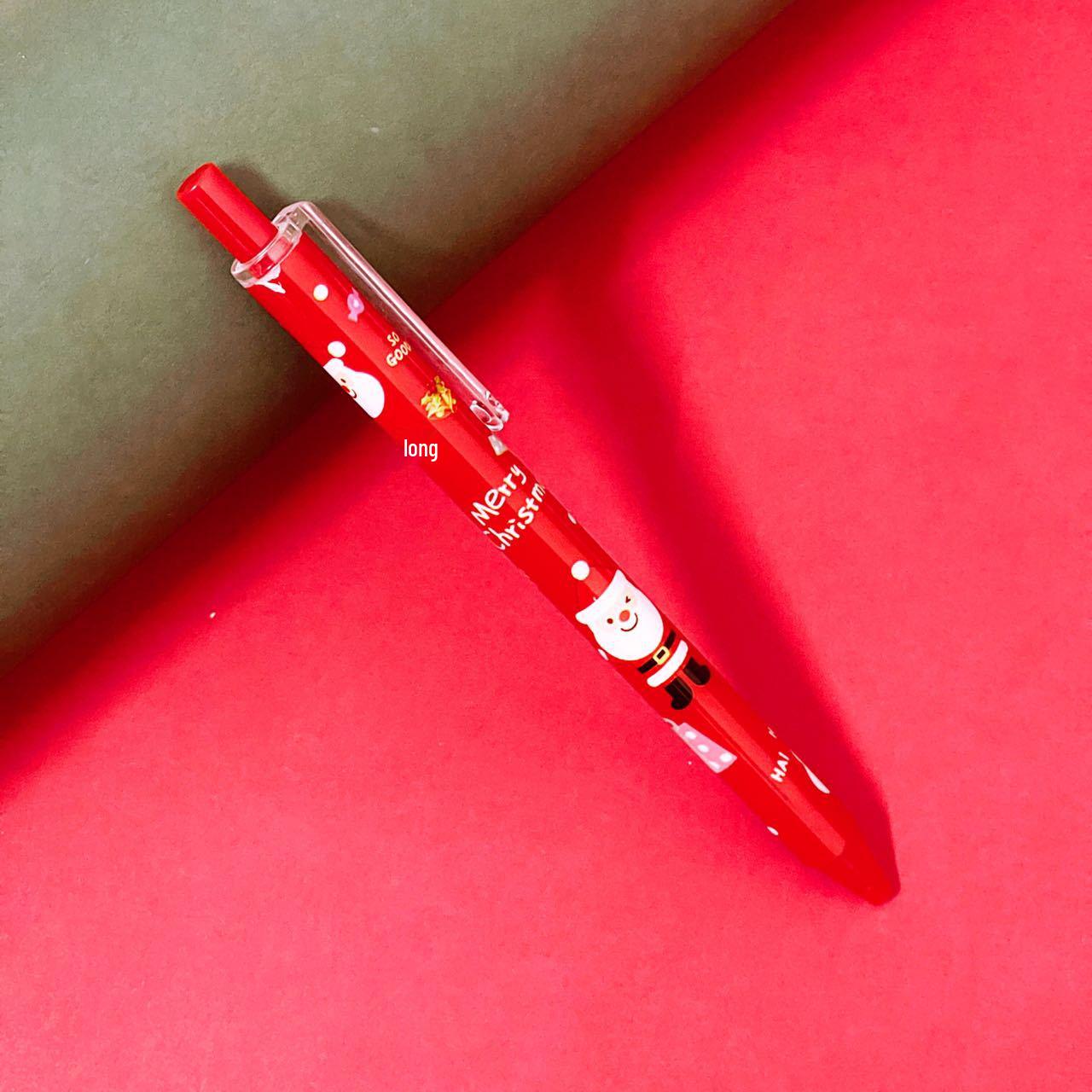 

Christmas Press-Type Gel Pens - Student Writing & Signing Brush Pens Gift Set 0.5mm