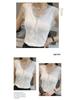 Women's V-Neck Lace Camisole - Trendy Knit Summer Top