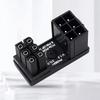 Turn Connector 8 Pin GPU Power Board 6 Pin GPU Power Connector 180 Degree Angle for Desktops Graphics Card