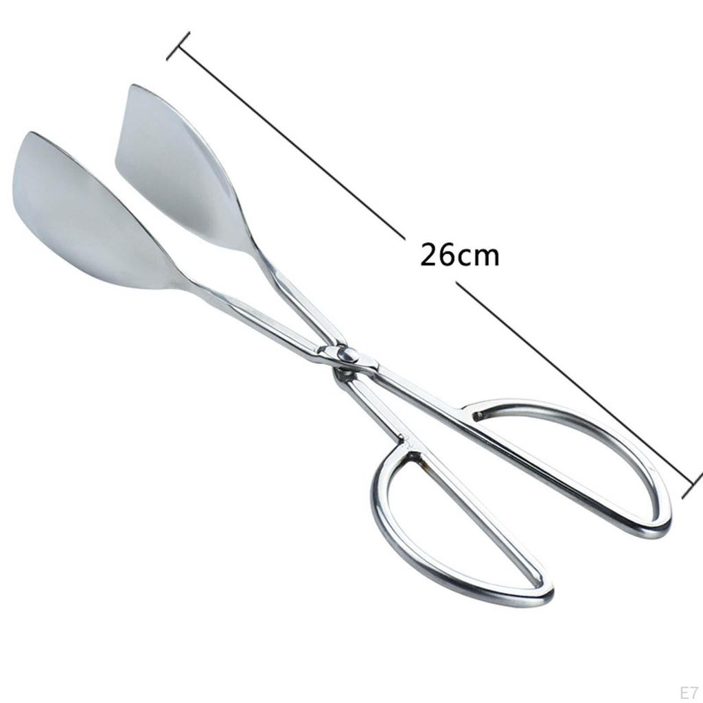 Durable Stainless Steel Kitchen Tongs - Essential Tool for Grilling and Baking