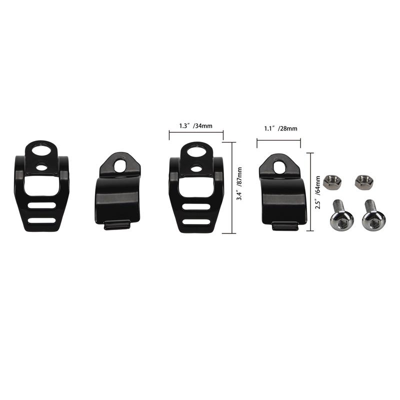 Universal For 31-37MM Front Fork Motorcycle Turn Signals Bracket Relocation Fork Clamps Mount Holder Lamps Mounting Cafe Racer