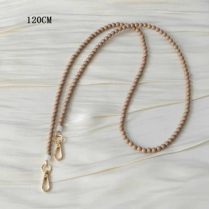 New Phone Accessory Long Cellphone Chain Anti Lost Universal Solid Bead Shoulder Neck Crossbody Phone Strap Case Holder Chain