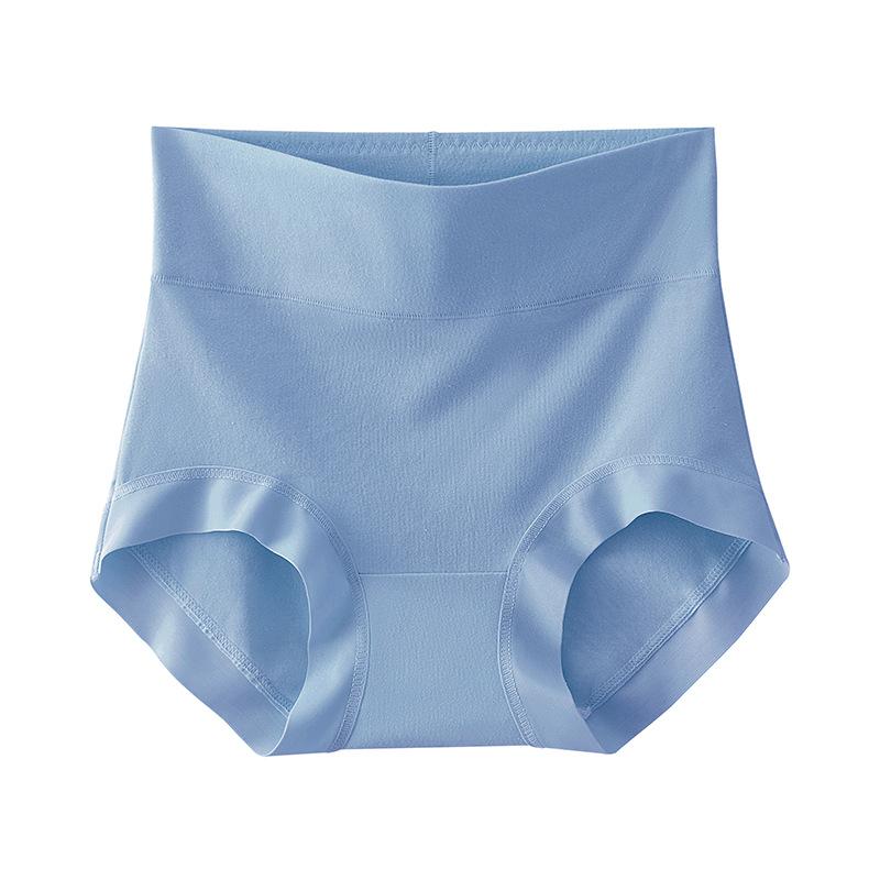 Fashion Summer High Waist Lifting Arm Underwear Comfortable Breathable Soft Skin Friendly Women's Pure Cotton Triangle Panties