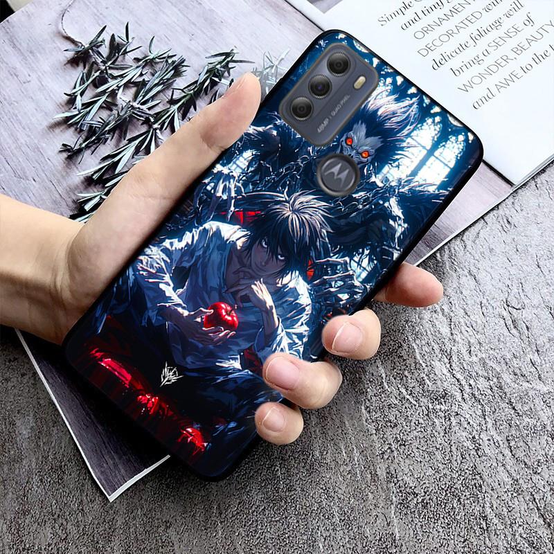 

Phone Case For Moto G85 G55 G05 G14 G75 G31 G50 G10 G20 G30 G60 G13 G32 G84 G54 G53 G72 G24 Power Anime Death Note Moto G54