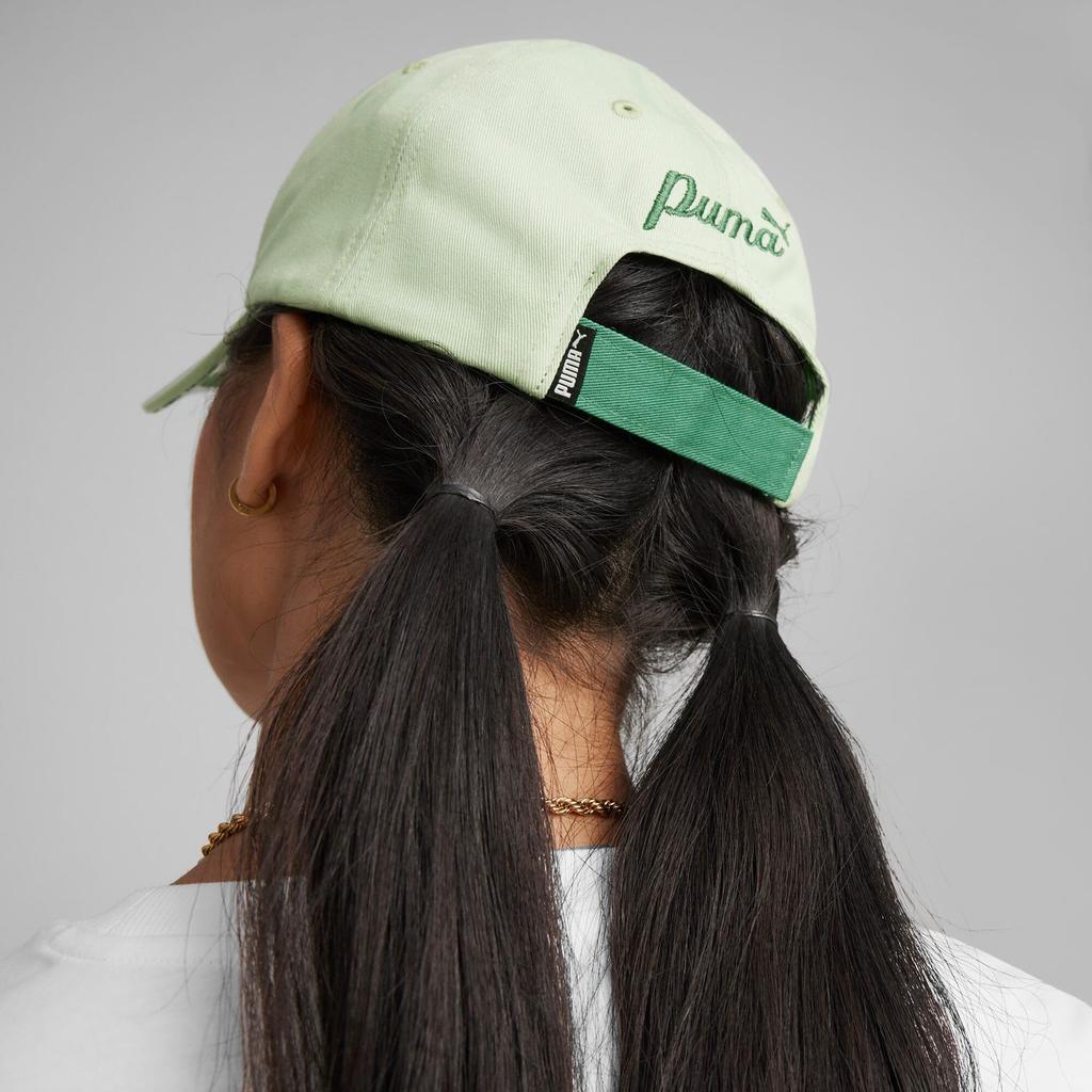 Șapcă Essential Elevated Blossom BB Cap 025362 24 Culoare Verde [PUMA] Primăvară/Vară Verde/Arhivă (01)