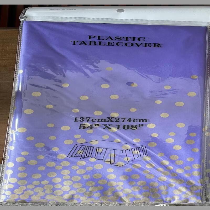 Disposable Polka Dot Party Tablecloth