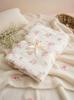 Muslin 2-piece bedding set / pillowcases for a 120x90 crib (powder blossom)
