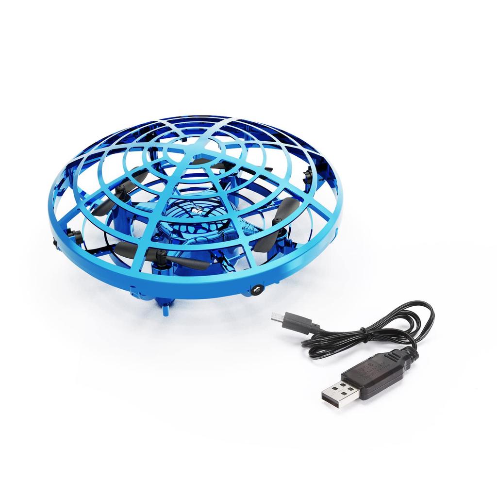 Flying Ball DEERC Toy Mini Drone for Kids UFO Helicopter Gesture Control Indoor 5 Sensors 360 Degree Rotation Obstacle Avoidance Automatic Hovering 2