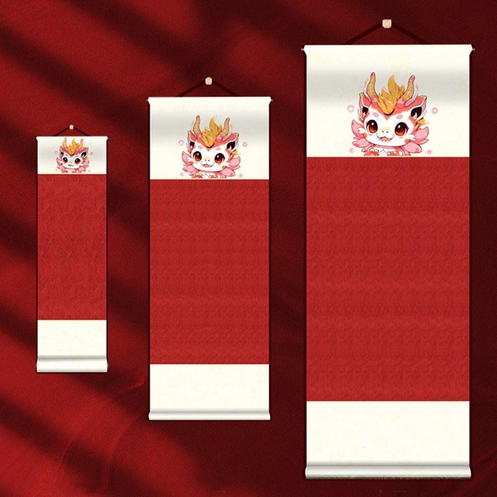 Chinese Style Vintage Rice Paper Scroll Calligraphy Paintings Mounting Scroll Art Supplies