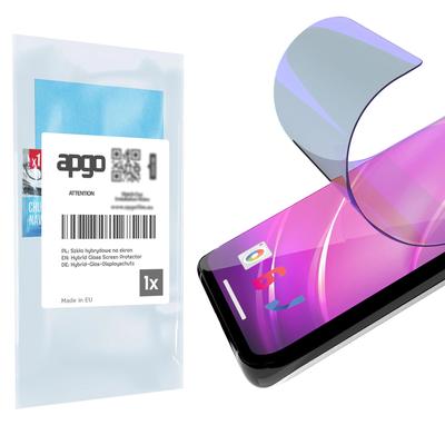 apgo Anti-Blue 9H Hybridní ochranné sklo kompatibilní s Oukitel WP19 Pro, flexibilní nano sklo, skvělá náhrada za tvrzené sklo, odolné proti poškrábání