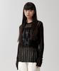 MAHAGRID Tattoo Crochet Knit Black(Mg2Fmfk615A)
