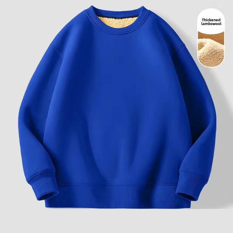 Men's & Women's Thick Fleece Sweater - Lamb Fleece, Warm, Round Neck - Perfect for Autumn & Winter