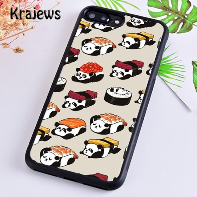 Krajews Kawaii Sushi Stack Soft Phone Case Cover For iPhone 17 Air 16 15 14 plus 11 12 13 pro max Plus coque Fundas