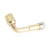 Metal Dust  , sy Installation, 90 Degree Brass Tyre Valve Extension for Auto Car Tire Maintenance
