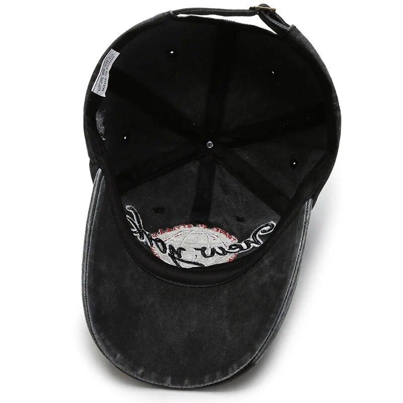Distressed Cotton Washed Baseball Cap Korean Outdoor Sunscreen Hat Casual And Versatile Street Spring And Autumn Sunhat