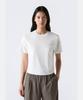 DESCENTE Women'S Pocket Comfort Fit Short Sleeve T-Shirt Ivory Sr322Pts74