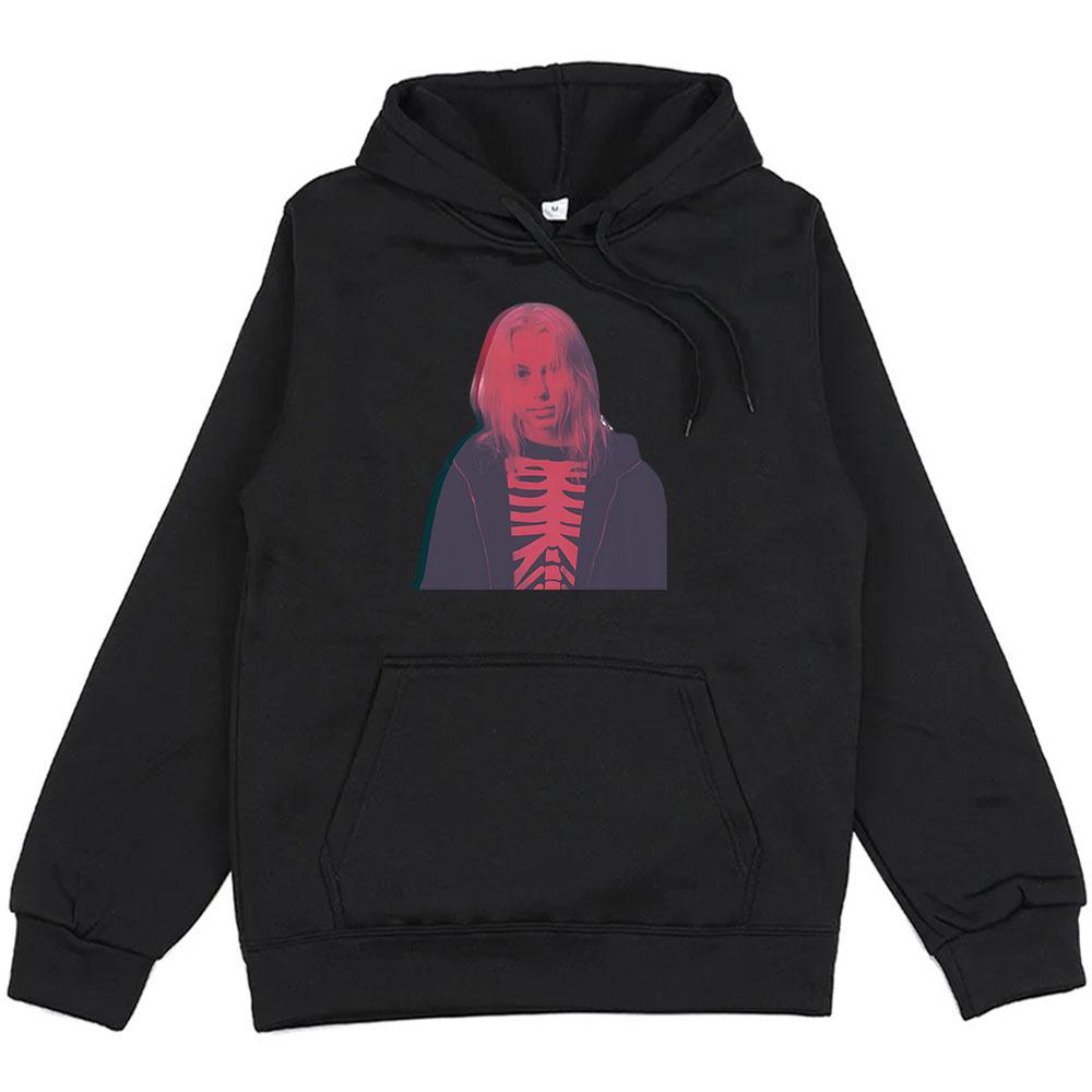 Album Punisher Graphic Hoodies Phoebe Bridgers Singer Printing Sweatshirts Hooded Men Women Casual Pullovers Unisex