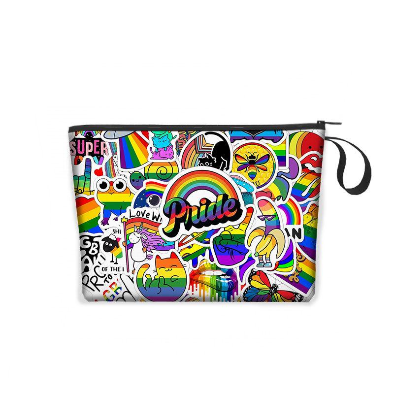 Cosmetic Bag Color Department Personality Style Creative Cosmetic Bag Storage Bag Large Capacity