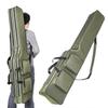 Zwei Schichten 130cm Angelruten-Rollentasche Angelruten-Ausrüstung Tackle Werkzeug Tragekoffer Träger Reisetasche Aufbewahrungstasche Organizer