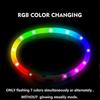 Led Dog Collar,usb Rechargeable Glowing Pet Safety Collar,adjustable L