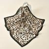 Luxury Leopard Print Square Scarf Women Soft Satin Hairband Neckerchief Tie Female Headband Foulard Mother's Day Gift