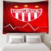 1PC Football Crest Heartbeat Printed Tapestry Room Decoration Wall Hanging for Living Room Bedroom, dormitory, Birthday and Christmas gifts