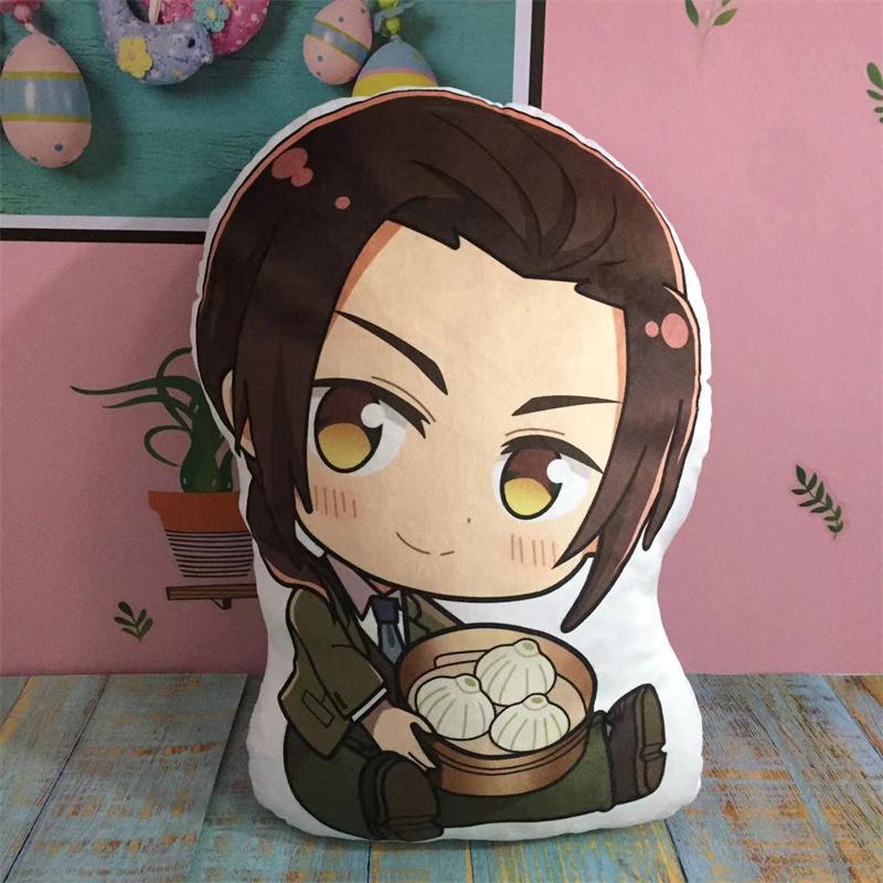 Pingente de Pelúcia Mini Axis Powers Hetalia Anime 10cm - Feliciano Vargas Arthur Kirkland Ivan Brinquedo de Pelúcia Decoração de Bolsa