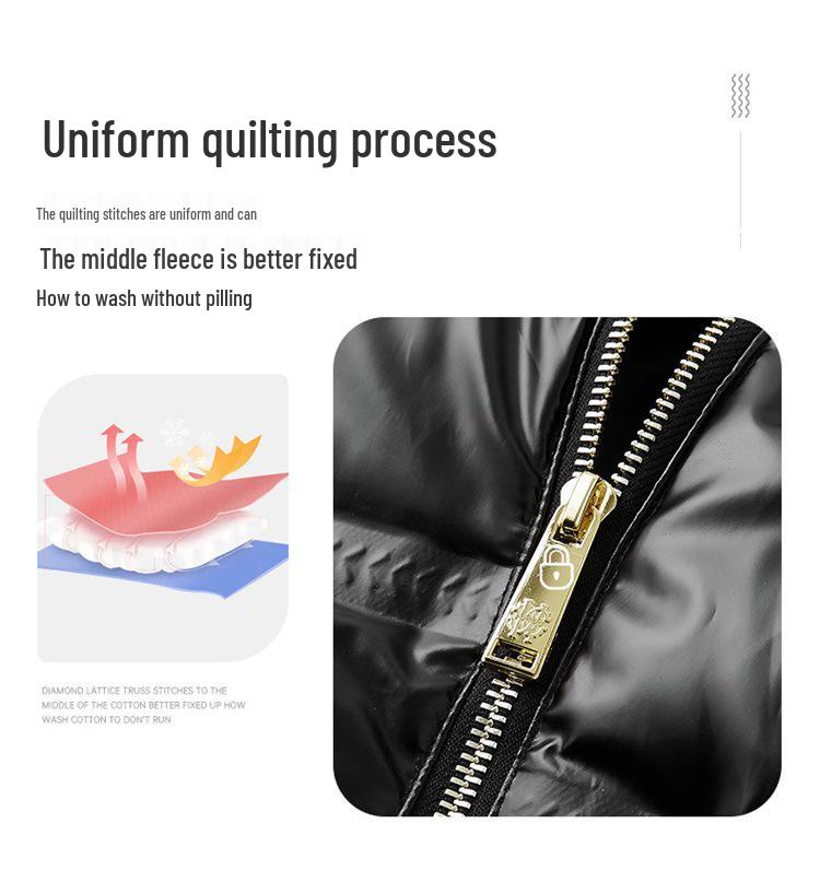 Zimní 2025 Pánská trendy péřová vesta se stojáčkem - 50% bílé kachní peří