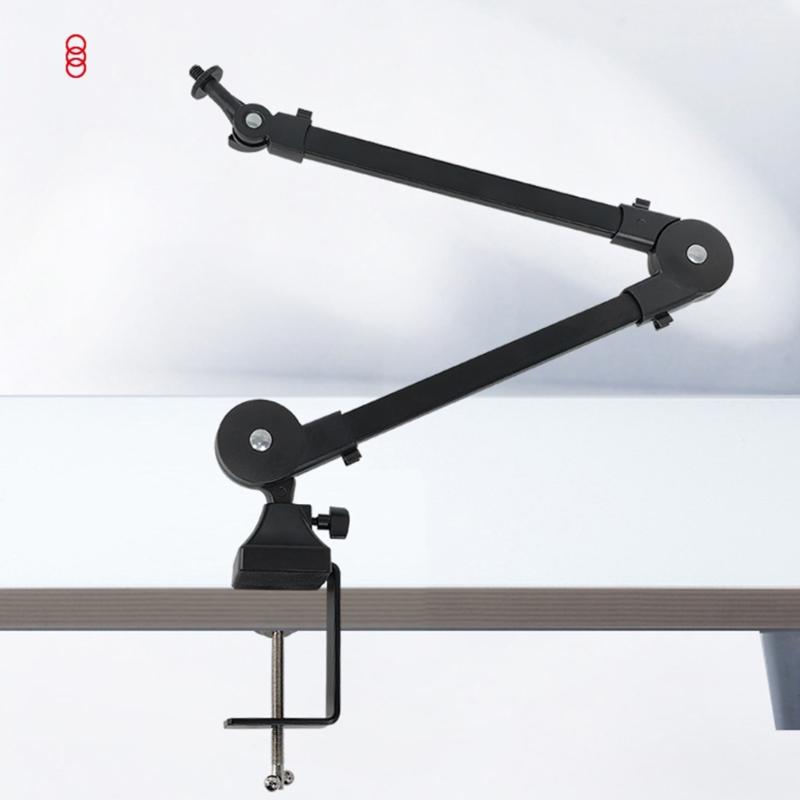 Professional Metal Microphone Arm Stand Stable and Durable Microphone Holder Perfect for Recording and Podcasting