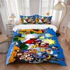 Super Mario Adventure Printed 3pcs Bedding Set Soft Microfiber 1 Duvet Cover And 2 Pillowcases Home Bedroom Decor Xmas Gift K1780