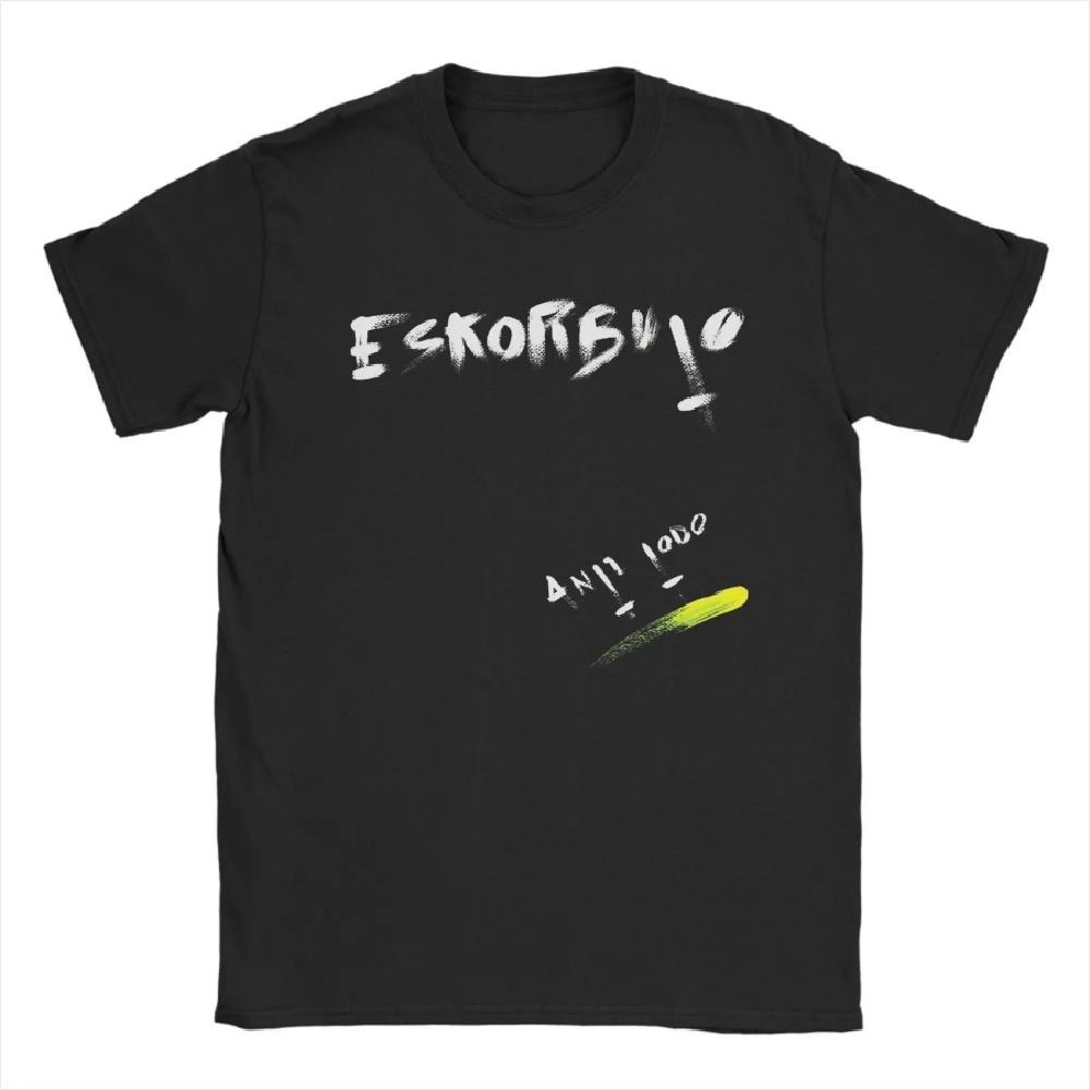 

Funny Eskorbuto T-Shirts Men Round Neck Pure Cotton T Shirt Hipster ANTITODO Short Sleeve Tee Shirt Summer Clothes XXL чорний
