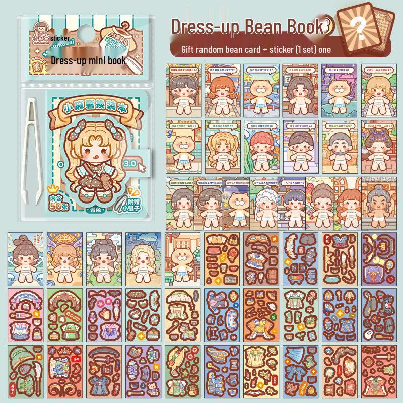 Little Mochi 6.0 Outfit: Complete Children's DIY Miniature Scene Decoration Sticker Set